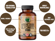 Load image into Gallery viewer, PURE LAB VITAMINS Magnesium Glycinate (120 veg caps)