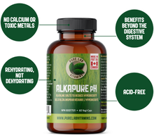 Load image into Gallery viewer, PURE LAB VITAMINS ALKAPURE pH (60 veg caps)