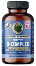 Load image into Gallery viewer, Brown supplement bottle labeled 'Bioactive B-Complex' on a white background