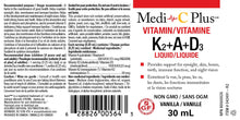 Load image into Gallery viewer, Medi-C Plus Vitamin K2 + A + D3 (30 ml)