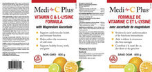 Load image into Gallery viewer, Medi-C Plus Vitamin C & L-Lysine with Magnesium Ascorbate (Citrus - 600 g)