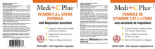 Load image into Gallery viewer, Medi-C Plus Vitamin C & L-Lysine with Magnesium (300 veg caps )