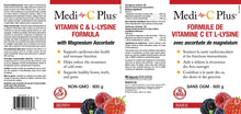 Load image into Gallery viewer, Medi-C Plus Vitamin C & L-Lysine with Magnesium Ascorbate (Berry - 600 gr)