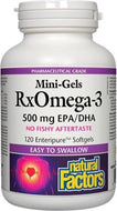 NATURAL FACTORS RxOmega 3 Mini-Gels (500 mg - 120 sgels)
