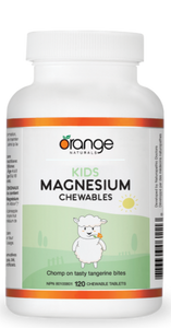 ORANGE NATURALS Kids Magnesium (50 mg - Tangerine - 120 tablets)