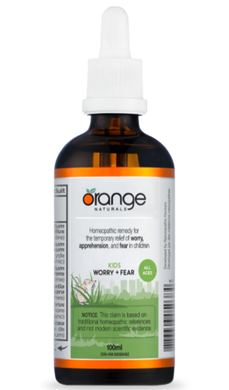 ORANGE NATURALS Kids Worry + Fear Homeopathic (100 ml)