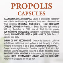 Load image into Gallery viewer, DUTCHMAN'S GOLD Bee Propolis 500 mg 90 caps