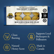 Load image into Gallery viewer, DUTCHMAN'S GOLD Beeswax Tea Lights