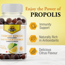Load image into Gallery viewer, DUTCHMAN'S GOLD THROAT RESCUE Propolis Gummy: 60 count