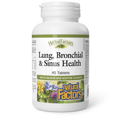 HerbalFactors - Lung, Bronchial & Sinus Health (45 tabs)