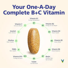 Load image into Gallery viewer, VITALITY Time Release B Complex + C 600 mg