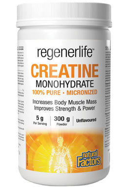 REGENERLIFE Creatine Monohydrate (Unflavoured - 300 gr)