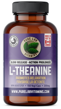 Load image into Gallery viewer, Brown supplement bottle with purple label on a white background