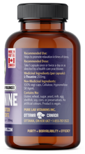 Load image into Gallery viewer, Brown supplement bottle with purple label on a white background