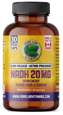 PURE LAB VITAMINS NADH 20MG (60 veg caps)