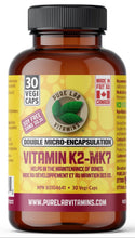Load image into Gallery viewer, PURE LAB VITAMINS Vitamin K2- MK7 (90 veg caps)