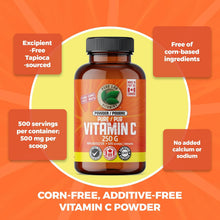 Load image into Gallery viewer, PURE LAB VITAMINS Vitamin C Powder, Corn + Sugar Free (500 mg - 250 g)