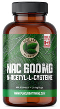 Load image into Gallery viewer, Brown supplement bottle with green label on a white background