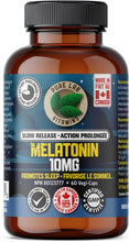 Load image into Gallery viewer, PURE LAB VITAMINS Melatonin Slow Release (10 mg - 60 veg caps)
