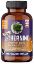 Load image into Gallery viewer, PURE LAB VITAMINS L-Theanine (125 mg)