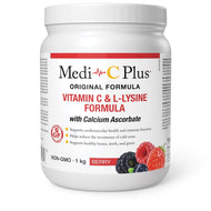 Medi-C Plus Vitamin C & L-Lysine with Calcium Ascorbate (Berry - 1 kg)