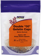 NOW Empty Gelatin Caps (Size 00 - 1000 Capsules)