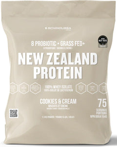 SCHINOUSSA NZ Whey Isolate + Probiotics (Cookies & Cream -2.3 kg)