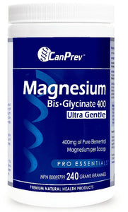 CANPREV Magnesium Bis-Glycinate 400 Ultra Gentle (240 gr)