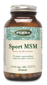 FLORA Sport MSM (1000mg - 180 caps)