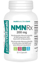Load image into Gallery viewer, PRAIRIE NATURALS NMN Rx 200mg with Quercetin + Resveratrol (30 vcaps)