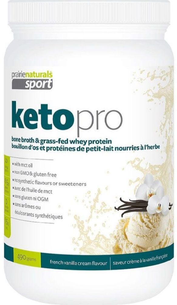 PRAIRIE NATURALS KetoPro Bone Broth Protein (Vanilla - 490 gr)