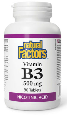 NATURAL FACTORS Vitamin B3 (500 mg - 90 tabs)
