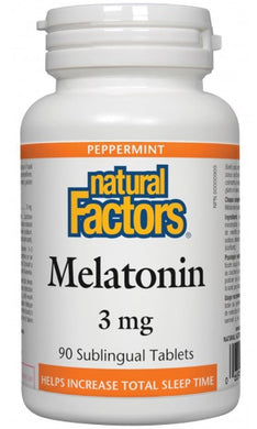 NATURAL FACTORS Melatonin (3 mg - 90 sub tabs)