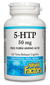 NATURAL FACTORS 5-HTP (50 mg - 60 caplets)