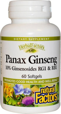 HERBAL FACTORS Panax Ginseng  (100 mg - 60 sgels)