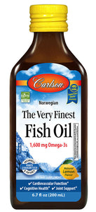CARLSON Very Finest Fish Oil (Lemon - 200 ml)