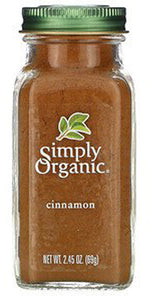 Simply Organic Ceylon Cinnamon Organic 9Cae 6 x 59 gr)