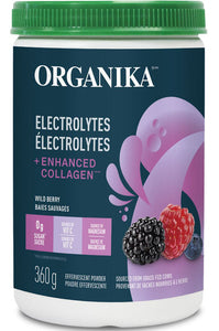 ORGANIKA Electrolytes + Enhanced Collagen (Wild Berry - 360 gr)
