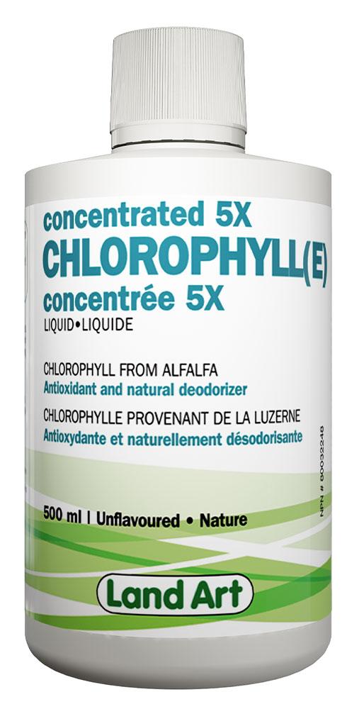 LAND ART Chlorophyll 5X Liquid (Unflavoured - 500 ml)