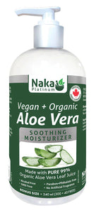 NAKA PLATINUM Organic Aloe Vera Moisturizer (340 ml)