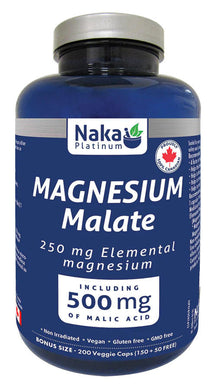 NAKA Platinum Magnesium Malate (200 veg caps)