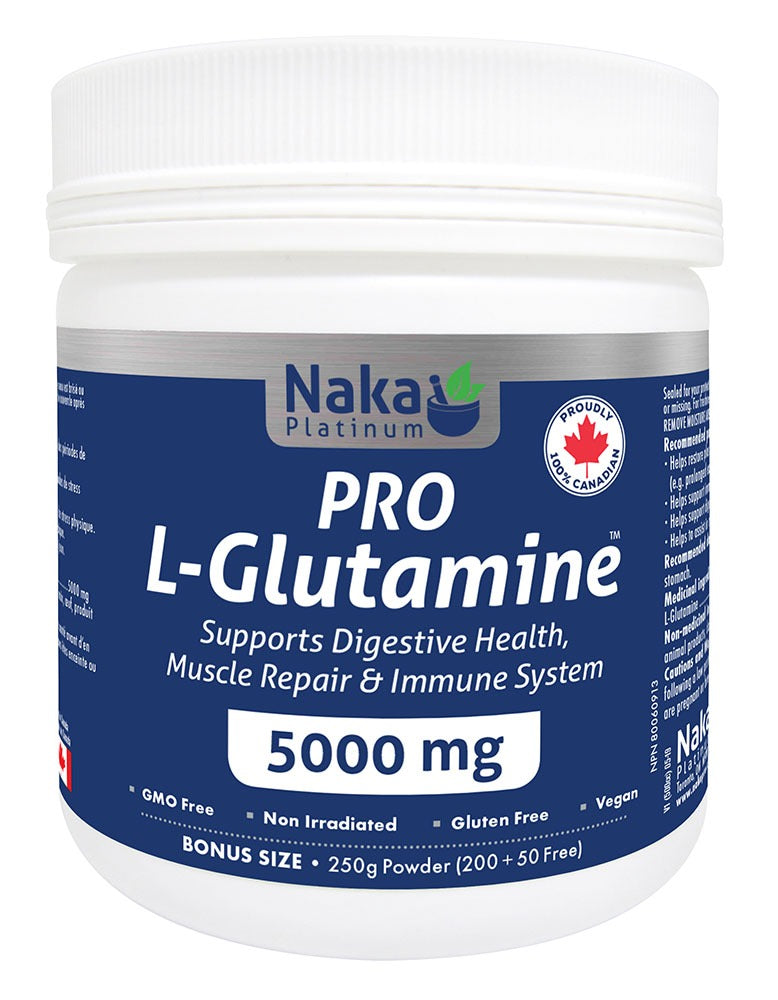 NAKA Platinum Pro L-Glutamine (5000 mg - 250 gr)
