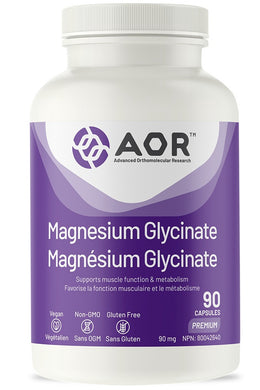 AOR Magnesium Glycinate (90 veg caps)
