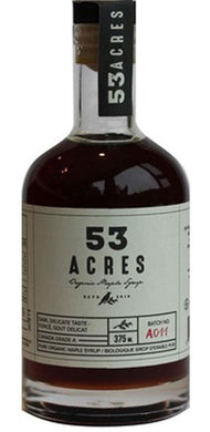 53 ACRES Organic Maple Syrup - Dark (375 ml)