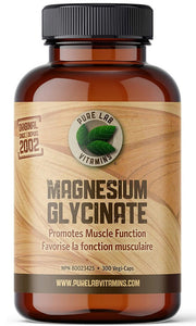 PURE LAB Magnesium Glycinate (300 veg caps)