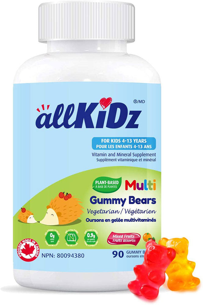 ALLKIDZ NATURALS Multi Gummy Bears Vegetarian