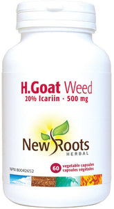 NEW ROOTS Horny Goat Weed ( 500mg - 60 caps )