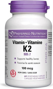 PREFERRED NUTRITION Vitamin K2 ( 60 veg caps )