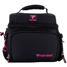 Load image into Gallery viewer, PERFORMA 6-Meal Cooler Bag - Black/Pink