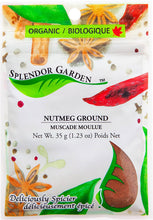 Load image into Gallery viewer, SPLENDOR GARDEN Organic Nutmeg Ground (454 gr)